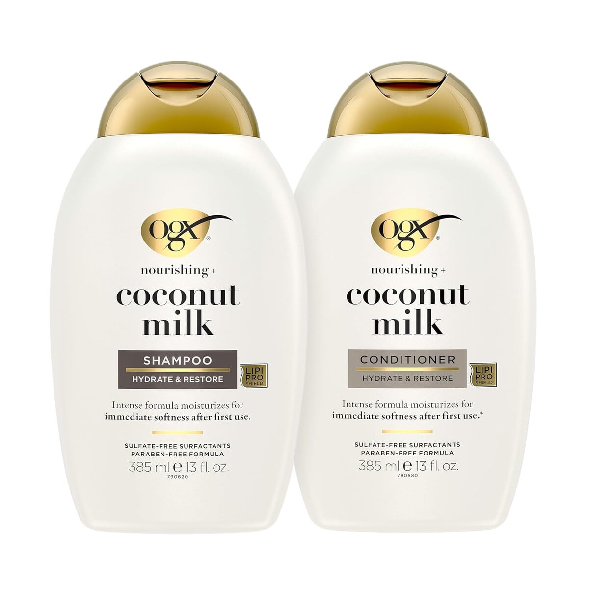 Shampoo Y Acondicionador Ogx Coconut Milk 385 Ml Sin Sulfatos