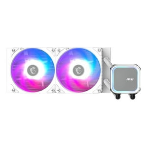 Refrigeración Líquida Msi Mag Coreliquid A13 240 White - 240Mm, Argb, Compatible Con Intel Y Amd