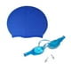 thumbnail image 1 of Set Natación Gorro Latex Lentes Tapones Piscina Impermeable, 1 of 2