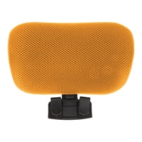 Magideal - Cojín De Soporte Para El Cuello Para Reposacabezas De Silla De Oficina, Accesorio Ergonómico, Ajustable Y Universal, Almohada Para La Cabeza Con , Amarillo