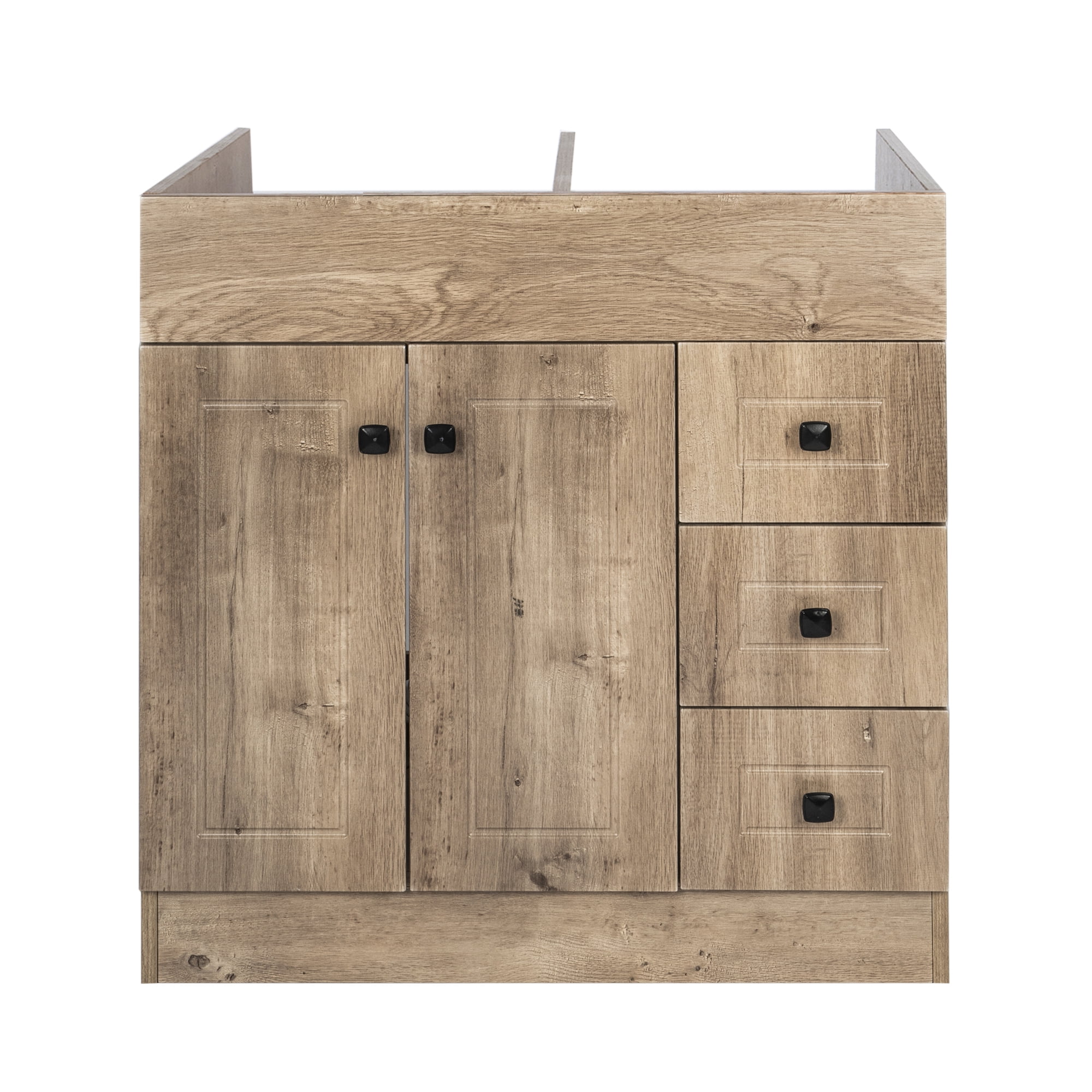 Domsa - Mueble Vanitorio Color Nogal 70 Cm (sin Cubierta)