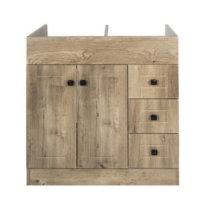 Domsa - Mueble Vanitorio Color Nogal 70 Cm (Sin Cubierta)