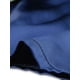 thumbnail image 5 of INSPIRE CHIC Conjunto de Pijama de Satén para Mujer de Manga Corta con Botones, Detalle de Ribete y Cintura Elástica, Conjunto de Descanso S Azul, 5 of 6