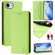 thumbnail image 1 of Funda Billetera con Soporte para iPhone 17e/iPhone 16e Bloqueo RFID Plegable Verde claro, 1 of 6