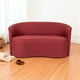 thumbnail image 3 of Sofa Curvo En Lino Rojo, 3 of 3