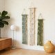 thumbnail image 4 of Set de Arte de Pared M MANUAL 3 piezas Hoja de Macramé Verde Boho, 4 of 9