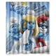 thumbnail image 1 of Cortina de ducha de Los Pitufos, juego de cortina de baño con ganchos, tamaño 60 x 72 pulgadas, 1 of 3