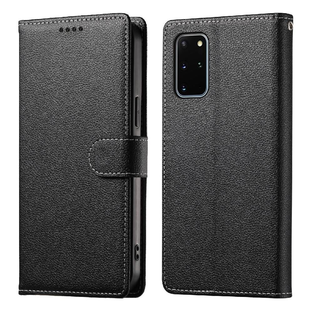 Funda Para Foxdock Samsung Galaxy S20 Plus– Cuero Premium, 3 Ranuras Para Tarjetas, Protección Contra Impactos
