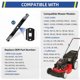 thumbnail image 2 of Cuchilla para trituradora de césped GICOOL 942-0741A para podadora MTD/Cub Cadet/Troy-Bilt con plata, 2 of 7