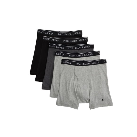 Calzoncillos tipo bóxer POLO RALPH LAUREN, algodón, corte clásico, paquete de 5