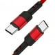 thumbnail image 4 of Cable De Datos USB C A USB C 3.8 Mm Od Durable Para Computadora Smartphones Notebook 150cm Rojo, 4 of 4