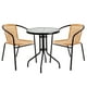 thumbnail image 1 of Set terraza Maceio 2 sillas + Mesa vidrio 70x60 cm Beige, 1 of 6