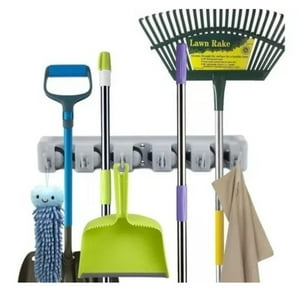 Citohome - Organizador Elegante De Escobas Y Útiles De Aseo Con Ganchos