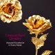 thumbnail image 4 of Rosa de Oro 24k MEDca con Caja de Regalo de Lujo - Rosa Metálica Dorada de 10 Pulgadas (25,4 cm), Rosa Eterna Preservada, Regalo para Mamá, Esposa, Novia, San Valentín, Día de la Madre, Pack de 40, 4 of 9