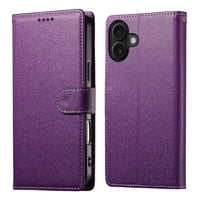 Foxdock - Funda Para Iphone 16 Plus – Cuero Premium, 3 Ranuras Para Tarjetas, Protección Contra Impactos