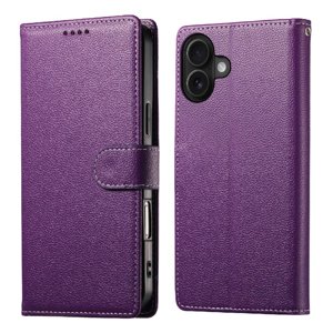 Foxdock - Funda Para Iphone 16 Plus – Cuero Premium, 3 Ranuras Para Tarjetas, Protección Contra Impactos