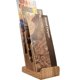 thumbnail image 3 of Soporte para libros 2Droids de 3 niveles sin plástico, madera de acacia, 3 of 4