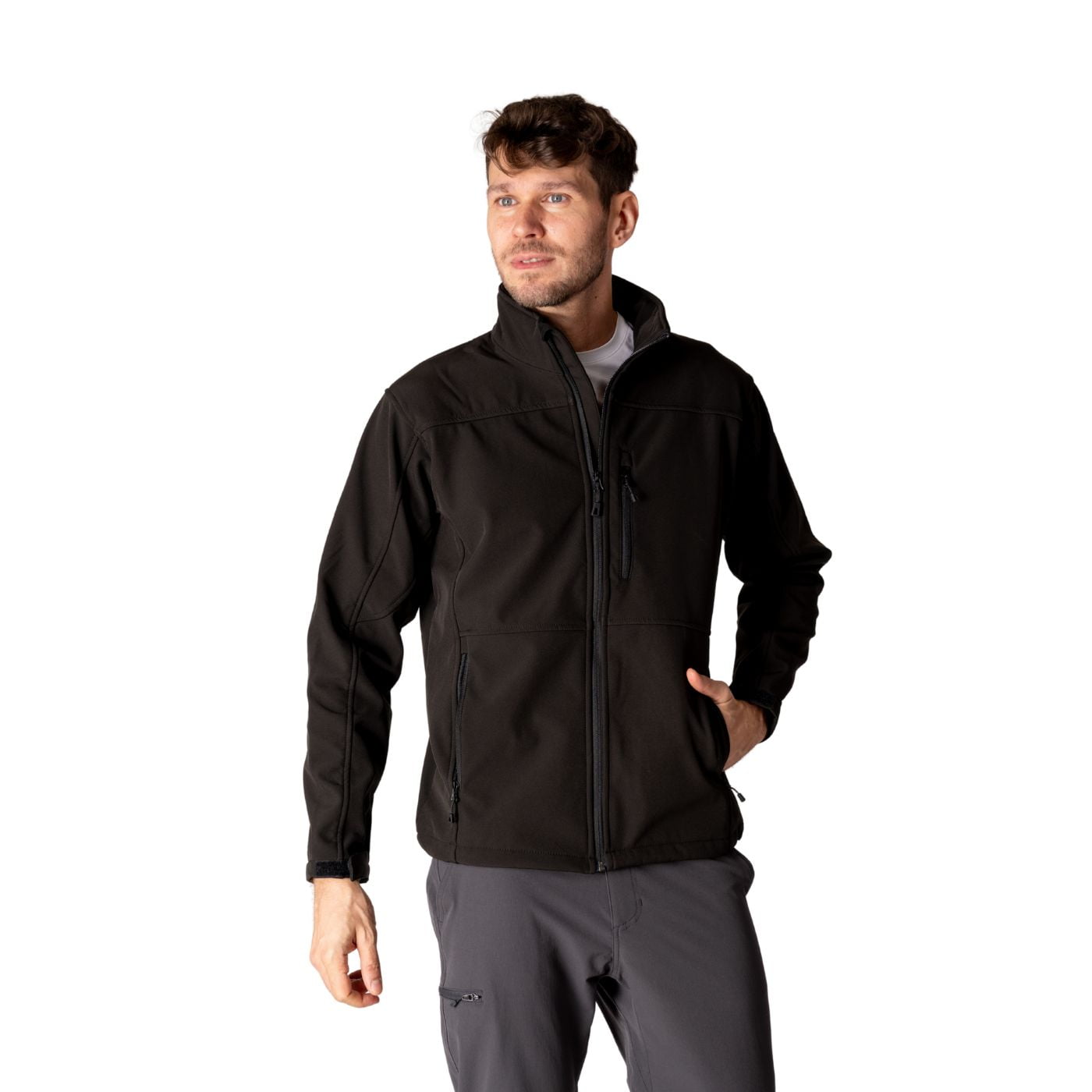 Indusbord - Chaquetas Softshell Hombre Custom Series Con Cierre Ykk