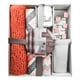 thumbnail image 1 of Set de Baño Ema 18 Piezas / Coral Lineas Diagonales Coral Gris – Doral, 1 of 3