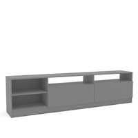 Vekkahome - Rack Tv Moyan Grey 75 2 Puertas