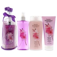 Set Body Fantasies Flor De Cerezo Japonesa Spray Corporal 3 Piezas