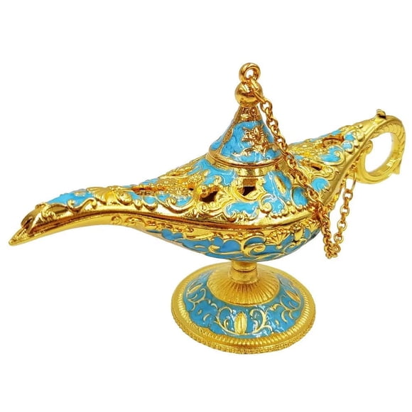 Lámpara decorativa Hourwof Aladdin Genie Vintage Legend Blue