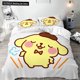 thumbnail image 1 of Pompompurin Duvet Cover 2pc3pc Single Double Bed King Size Needlework Pillowcase Quilt Cover Multi-piece Bedding Set Bed Sheets, 1 of 5