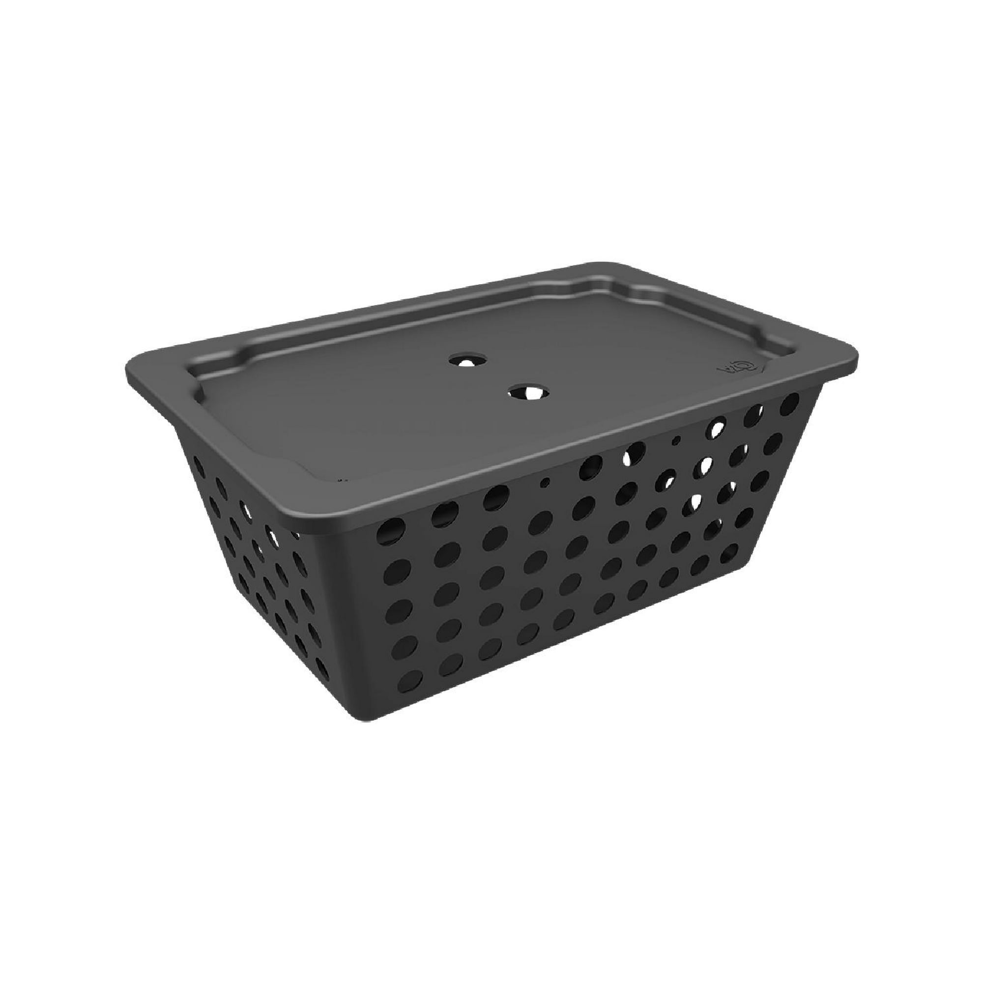 Coza - Cesta Organizadora Con Tapa One Grande 4,7 L Negro Negro