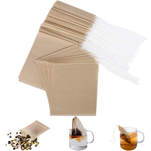 Bolsas filtrantes de té Aksuaple Eco-Fil desechables para té a granel