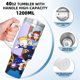 thumbnail image 5 of Vaso Térmico de Acero Inoxidable Desmarcar El Mundo De Bobby 40 Oz, 5 of 6