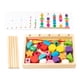 thumbnail image 1 of Montessori Toys Juego De Secuenciación De Cuentas, Juguete Apilable De Formas Coincidentes Para 2 3 4 5, 1 of 3