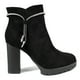thumbnail image 1 of Botin Mujer Taco Alto Gamuza 08 Yassne Negro, 1 of 5