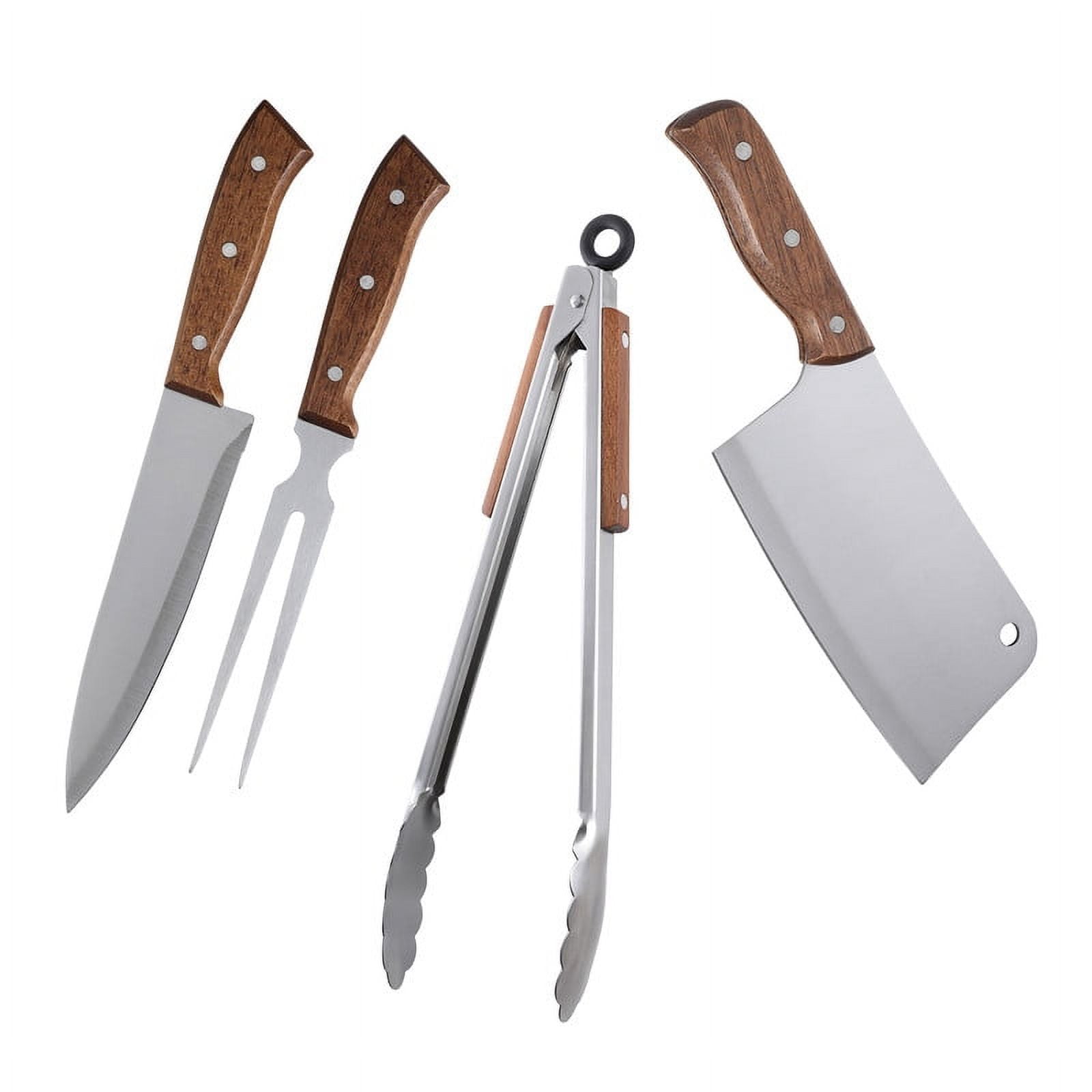 Set Parrilla 4 Piezas Acero Inoxidable Arthome Par27