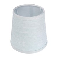 Ioensy - Pantalla De Tela De Arpillera, Casquillo E14 Clásico Moderno Para Granja, Cafetería, Cocina, Color Azul