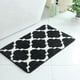 thumbnail image 1 of suxuMhao Tapetes de Baño, Tapete de Baño Suave de Cuadros Negros, Tapete de Baño Absorbente Antideslizante, 15.7 X 23.6 Inch 1 Pack, Tapete de Piso de Poliéster Lavable para Espacio Interior Del, 1 of 4