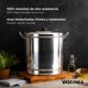 thumbnail image 4 of Olla de Cocina Vasconia 28 L Aluminio con Rejilla y Tapa, 4 of 9
