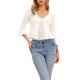 thumbnail image 1 of INSPIRE CHIC Cárdigans para Mujeres de Moda con Volantes Manga Larga Suéter de Punto Abierto Chaqueta Exterior L Blanco, 1 of 6