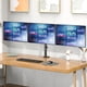 thumbnail image 2 of Soporte triple para monitor WALI M003S para pantallas de 13 a 27 pulgadas, negro, 2 of 9