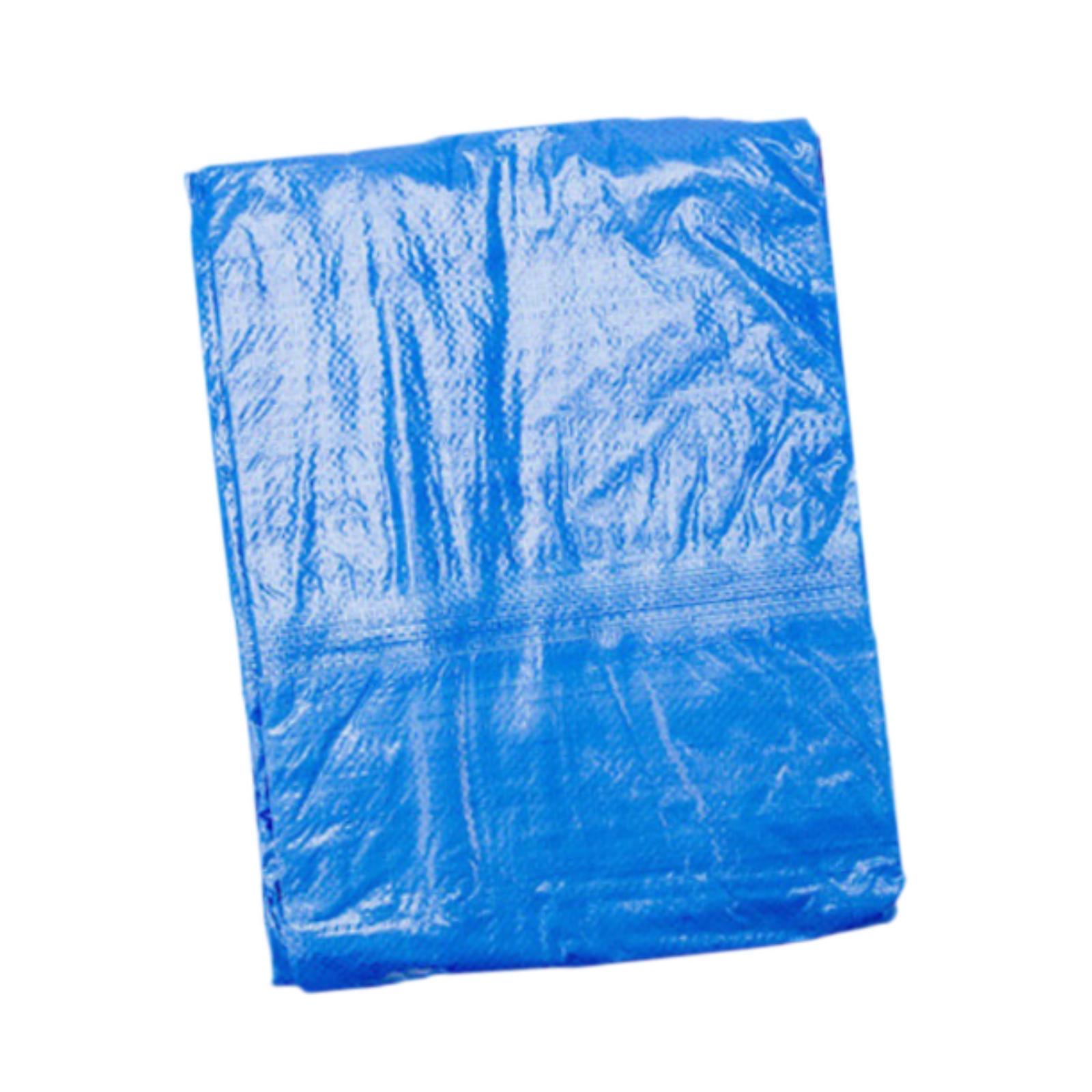 Magideal - Cubierta De Tela Para Piscinas Sobre El Suelo, Lona De Tela Para El Suelo, Estera Rectangular Azul Para Piscina, Protección Para Jardín Al Aire Libre,