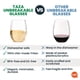 thumbnail image 4 of Copas de vino Taza Stemless, 600 ml, juego de 4 unidades de Tritan irrompibles, 4 of 9