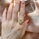 thumbnail image 5 of Anillos de Compromiso Ovalados de 4.5 Quilates para Mujer Anillo de Plata Esterlina 925 Piedra Amarilla/rosa CZ Hielo Triturado Anillo de Promesa para Ella Esposa Novia Mamá Talla 5-9, 5 of 7