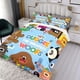 thumbnail image 3 of ¡Hola, Duggee! Conjunto de sábanas temático, trío de piezas, cómodo y amigable con la piel, diseño único, regalo de decoración para el hogar para familiares, amigos y fans, 90 cm * 190 cm, 3 of 6