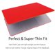 thumbnail image 4 of Funda rígida UESWILL para MacBook Air 13" A1369/A1466 Rojo + Paño de microfibra, 4 of 9