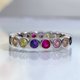 thumbnail image 4 of Anillo de Compromiso para Mujer de Plata Esterlina 925 100% con Diamantes de Alto Carbono, Gema, Banda de Boda, Joyería Fina, 4 of 8