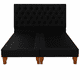 thumbnail image 4 of Cama 2 plaza Capitoné + Respaldo 2P Capitone Negro + Colchón 2P Mery Desing, 4 of 11