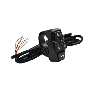 Ioensy - Luz De La Cabeza Giro Con Conjunto Del Interruptor De La Bocina Para El Manillar De La Motocicleta De 22 Mm