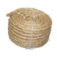 Magideal - Cuerda De Sisal Para Envolver Cuerda De Gato, Marco De Escalada, Cuerda De Sisal, Cuerda De Yute Resistente, Cuerda De Cáñamo Trenzada Para Decoración 6Mmx30M