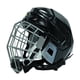 thumbnail image 1 of Casco De Hockey Negro Con Barbilla Casco De Patinaje Sobre Hielo Para Entrenamiento Competición S, 1 of 5