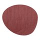 thumbnail image 1 of REGALWOVEN Juego de 6 Manteles Individuales Ovalados para Decoración de Mesa de Comedor de Cocina Manteles Individuales Limpiables Burdeos 18*12.5 Pulgadas, 1 of 7