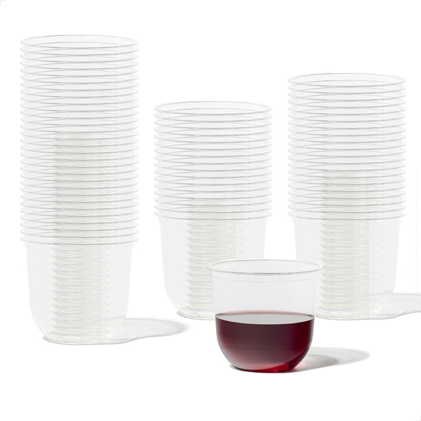 Vasos para bebidas frías TOSSWARE NATURAL Arc, 350 ml, PLA a base de plantas, 50 unidades